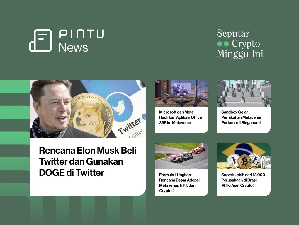 Gambar Seputar Crypto Minggu Ini: Elon Beli Twitter dan Aplikasi Office Metaverse