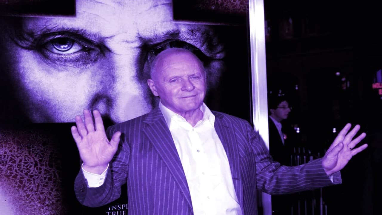 Gambar Laris, Koleksi NFT Anthony Hopkins Terjual Dalam Hitungan Menit di OpenSea