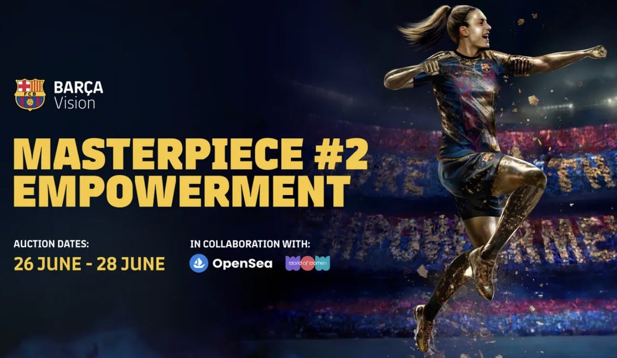 Gambar Buat Sejarah Baru, FC Barcelona dan World of Women Rilis NFT “Empowerment”!