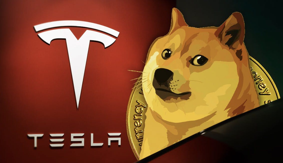 Gambar Heboh! Website Tesla Elon Musk Tampilkan Laman Khusus Dogecoin (DOGE)!