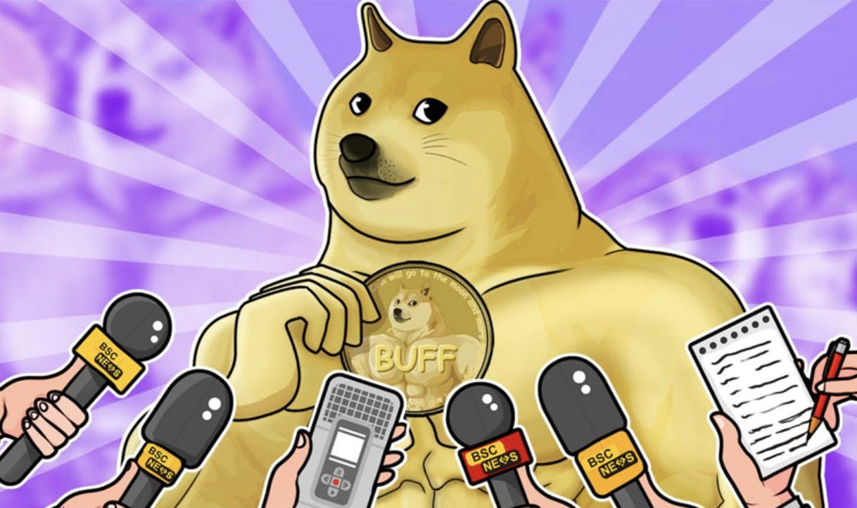 Gambar Buff Doge Coin ($DOGECOIN), Memecoin yang Siap Guncang Dominasi Dogecoin dan Shiba Inu!