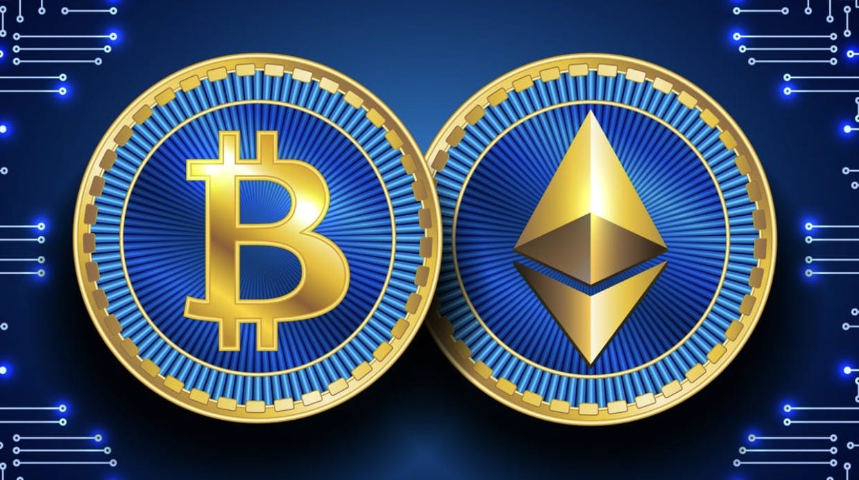 Gambar Bitcoin dan Ethereum: Siapa yang Akan Mendominasi Pasar Crypto?