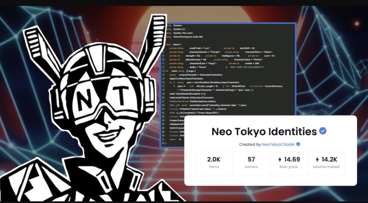 Gambar Neo Tokyo: Proyek NFT Dari 2 Youtuber Ternama yang Terinspirasi dari Anime Lawas