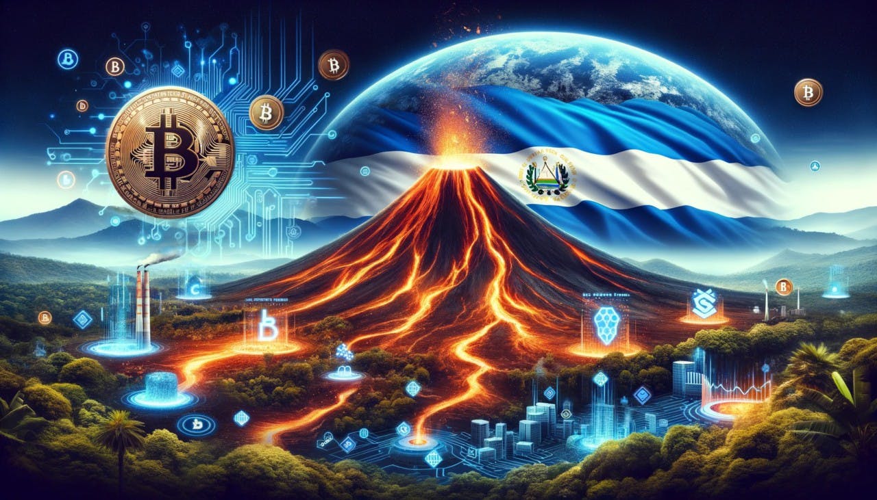 Gambar Gunakan Energi Panas Bumi Vulkanik, El Salvador Tambang 474 Bitcoin Senilai $29 Juta!