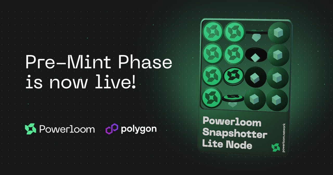 Gambar Polygon dan Powerloom Protocol Berkolaborasi untuk Desentralisasi dengan Node Mint Event!