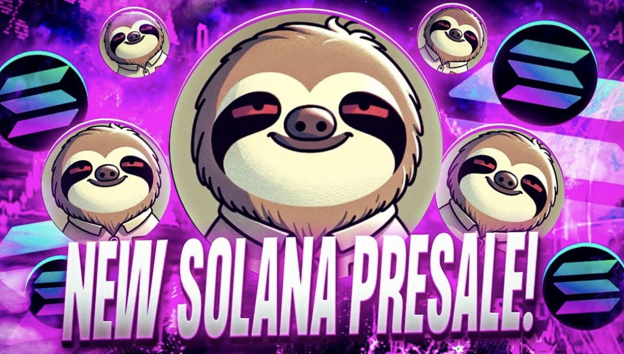 Gambar Slothana ($SLOTH), Memecoin Solana Baru, Raup $1,5 Juta dalam Presale!