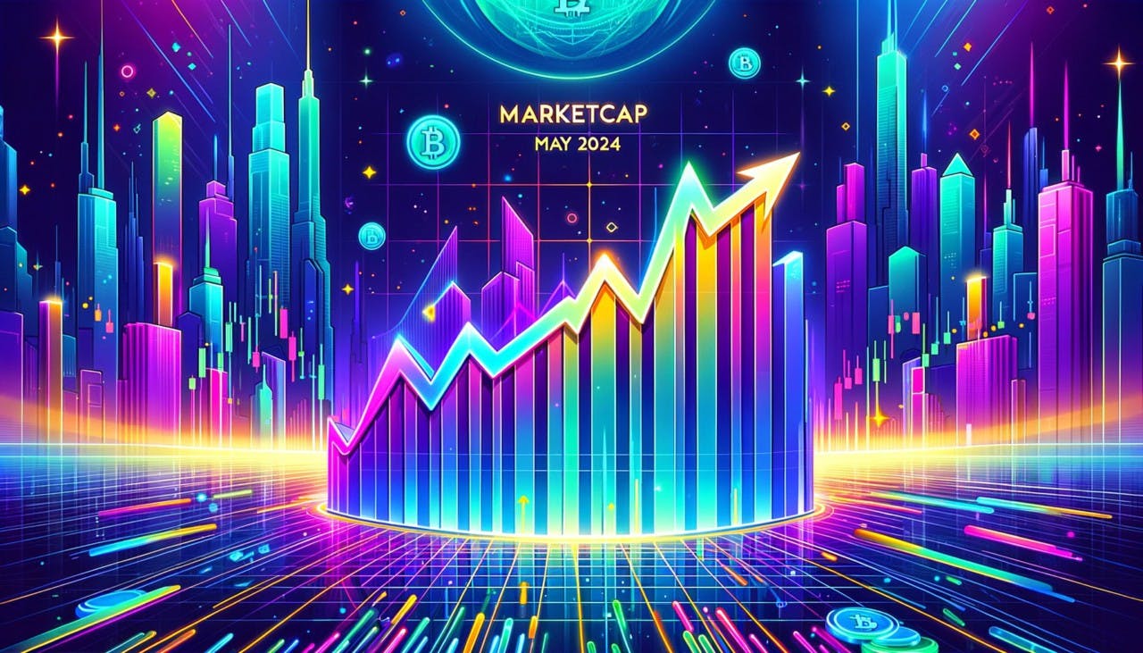 Gambar Top 5 Market Cap Crypto di Bulan Mei 2024