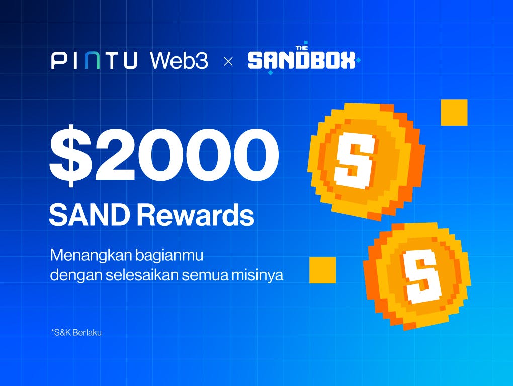 Gambar Tutorial Bergabung Kompetisi Pintu Web3 x Sandbox & Menangkan Total Hadiah 2.000 USD!