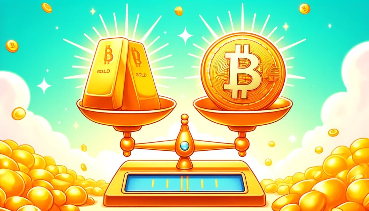 Gambar Bitcoin vs Emas, Eric Balchunas Ungkap Hal Ini!