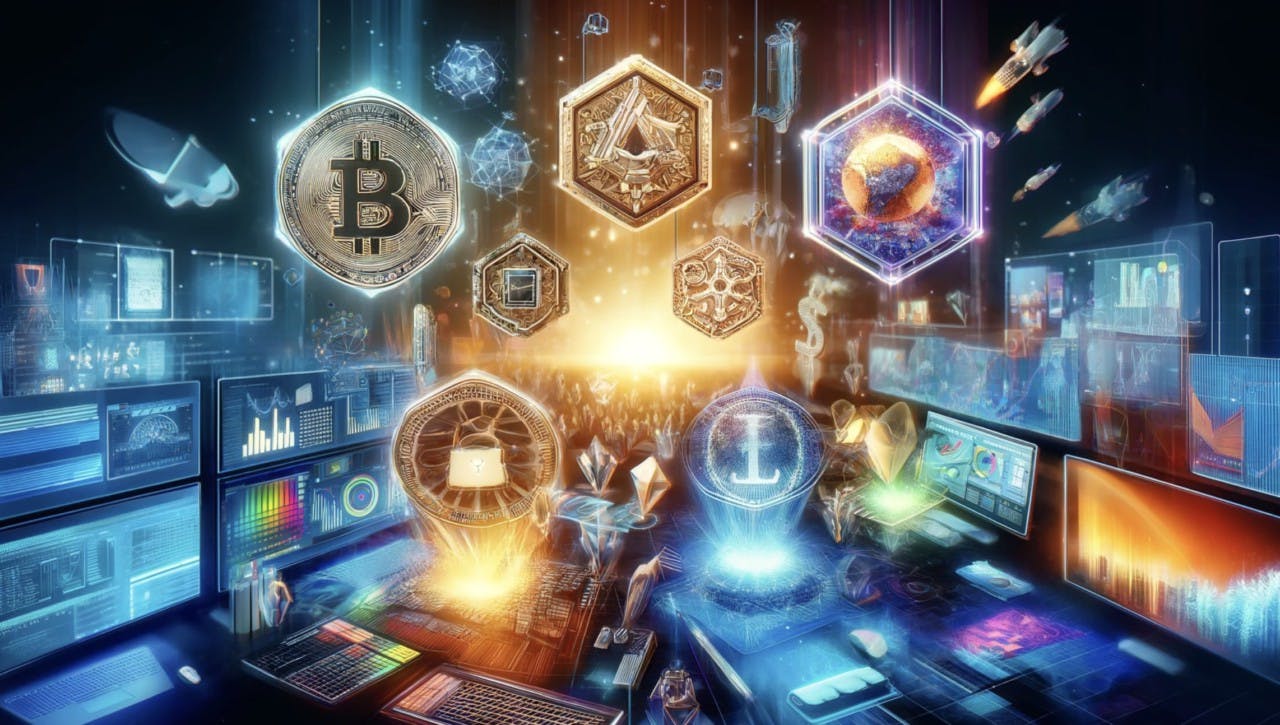 Gambar Top 5 Content Creation Token Crypto di 2024