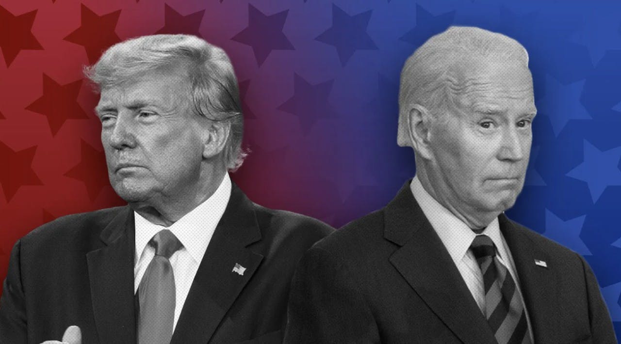 Gambar Kripto Masuk Debat Capres AS: Biden vs Trump, Siapa Jagoanmu?