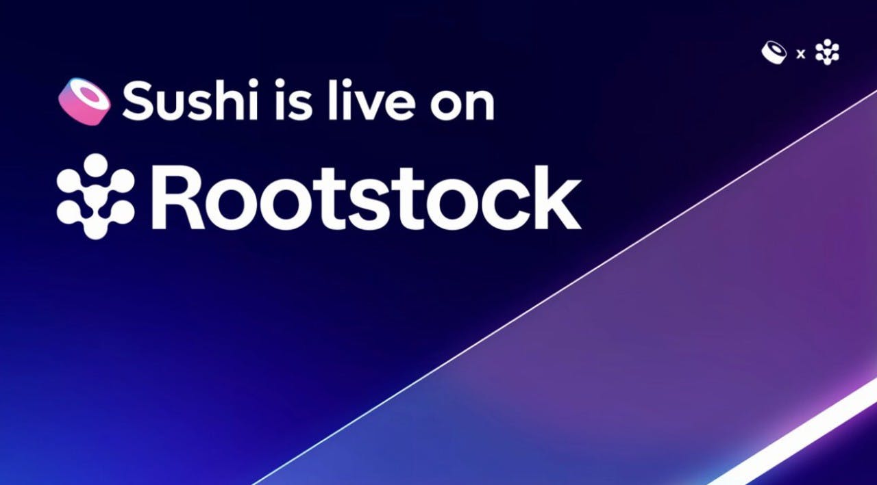 Gambar Pertukaran Terdesentralisasi SushiSwap ($SUSHI) Meluncur di Sidechain Bitcoin, Rootstock!