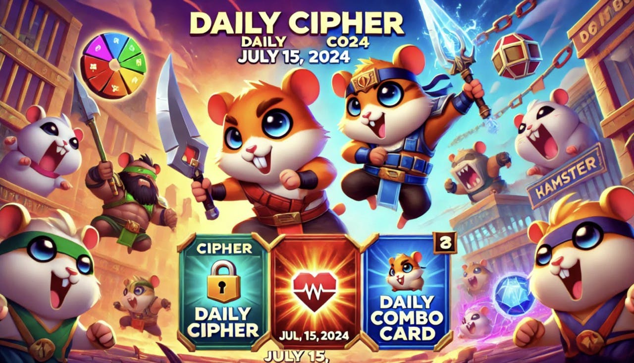 Gambar Update Daily Cipher Hamster Kombat 15 Juli 2024, Klaim Jutaan Koin Sekarang!