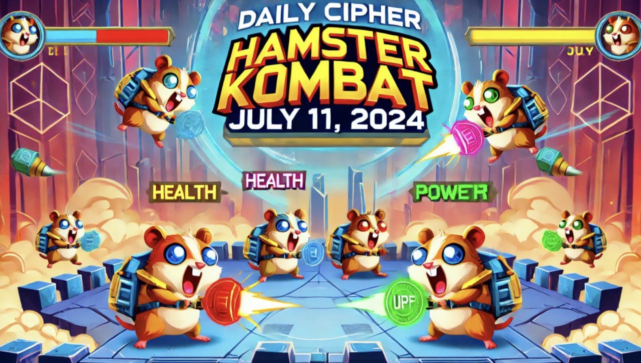 Gambar Update Daily Combo Card dan Daily Cipher Hamster Kombat 11 Juli 2024, Raih 5 Juta Koin!