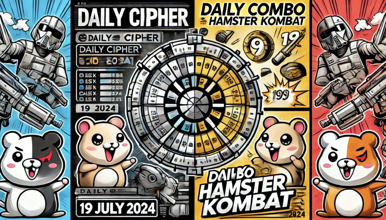 Gambar Update Daily Cipher dan Daily Combo Hamster Kombat 19 Juli 2024, Dapatkan 6 Juta Koin!