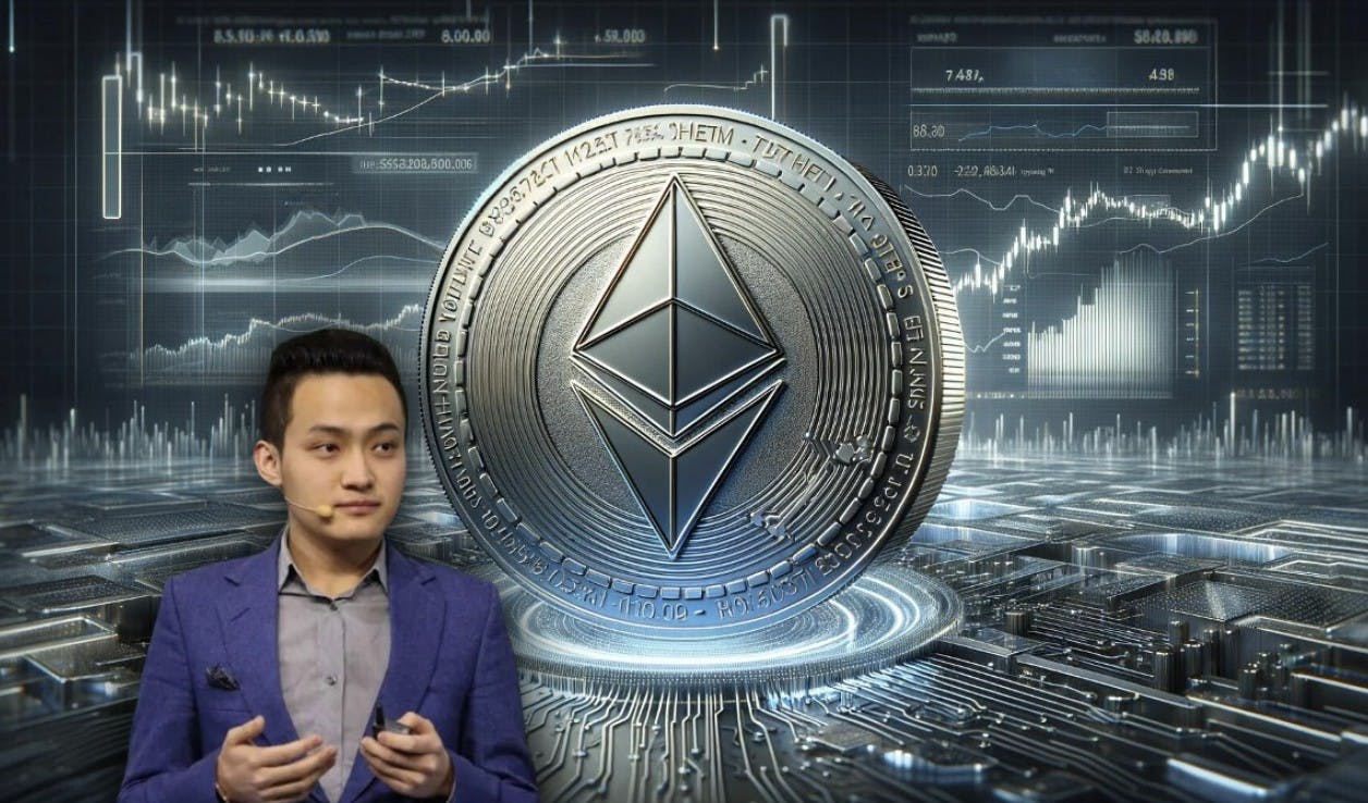 Gambar Pendiri Tron, Justin Sun, Borong 14.884 ETH di Tengah Pemulihan Pasar, Sinyal Bullish?