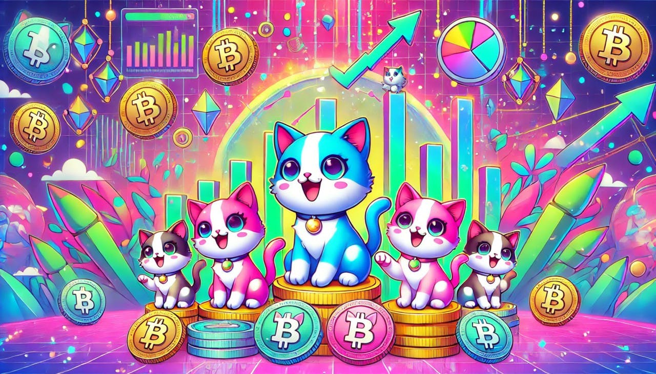 Gambar Top 5 Memecoin Bertema Kucing di 2024