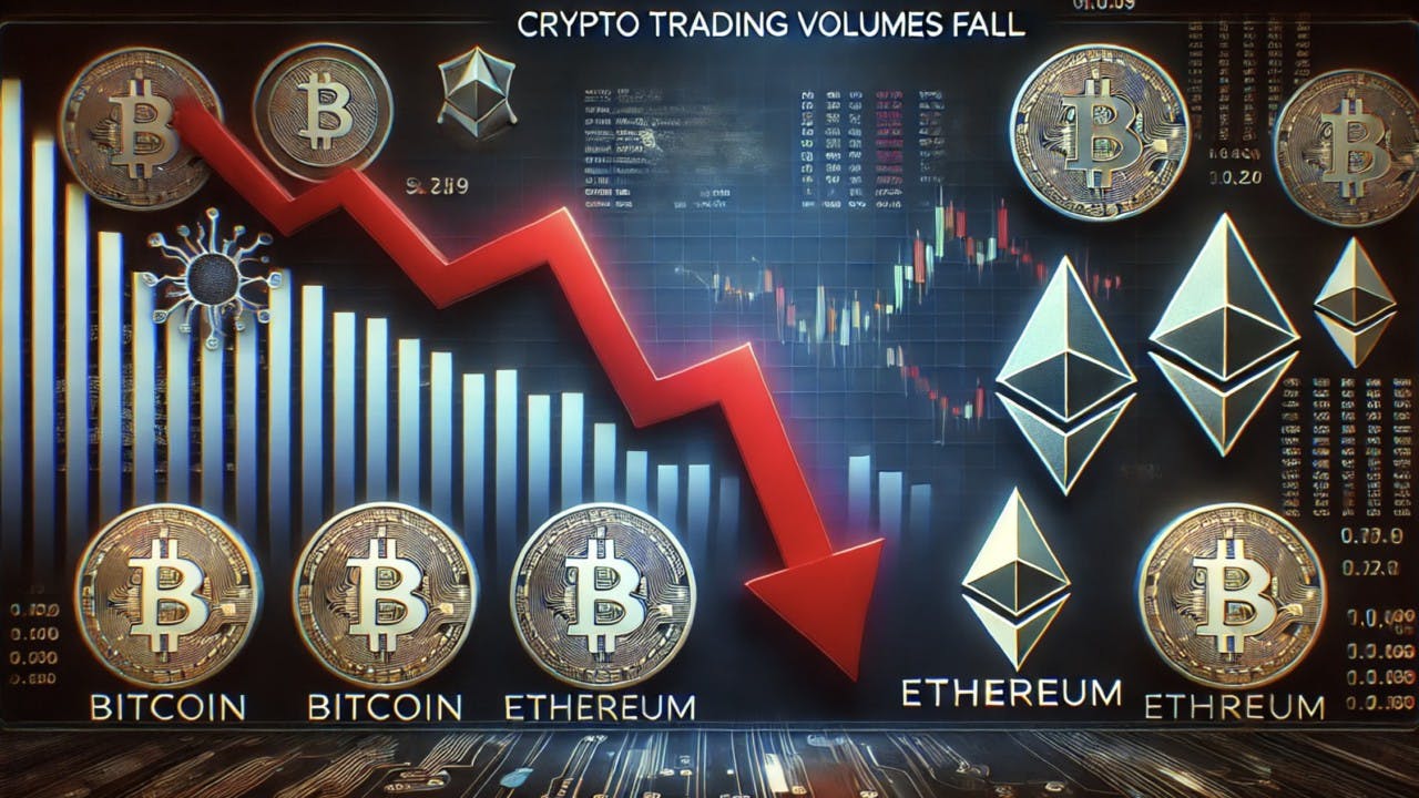 Gambar Laporan Terbaru: Volume Perdagangan Crypto Turun Menjadi $4,2 Triliun di Bulan Juni 2024