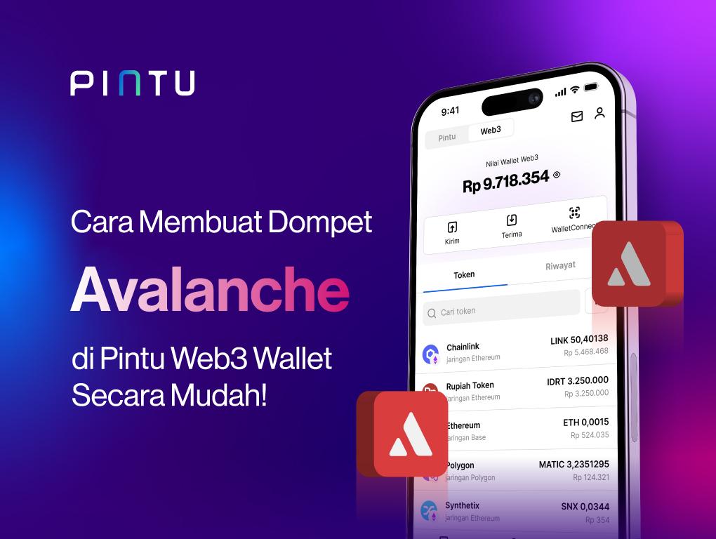 Gambar Avalanche Wallet – Dompet Swap AVAX Terbaik Pintu Web3 Wallet