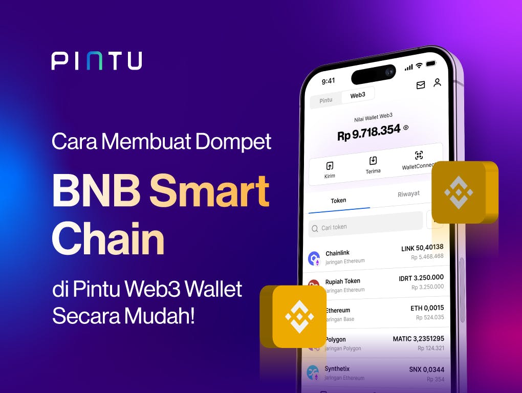 Gambar Cara Buat Dompet BNB Smart Chain (BNB) di Pintu Web3 Wallet