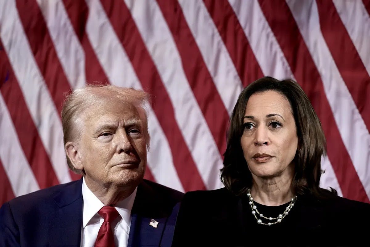 Gambar Donald Trump Setuju untuk Debat dengan Kamala Harris pada 4 September 2024