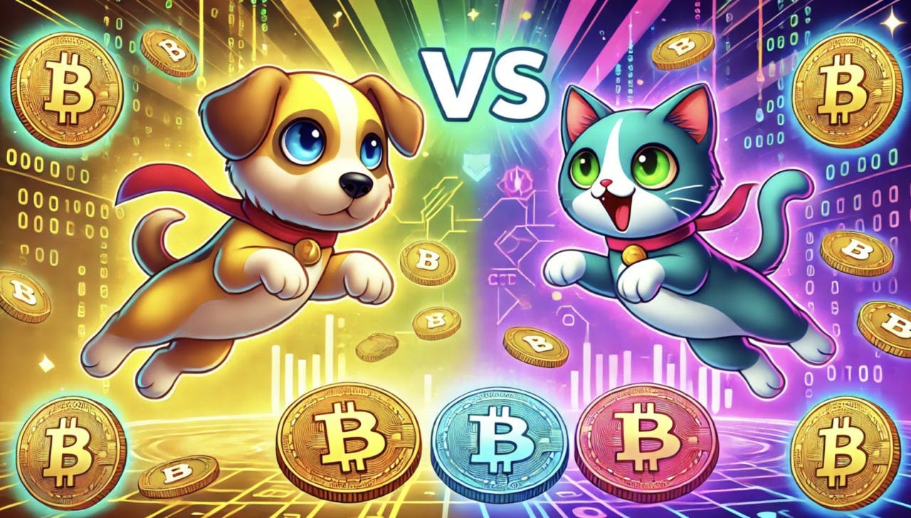 Gambar Memecoin CAT Mencapai ATH Baru, Gimana Nasib Memecoin Bertema Anjing?