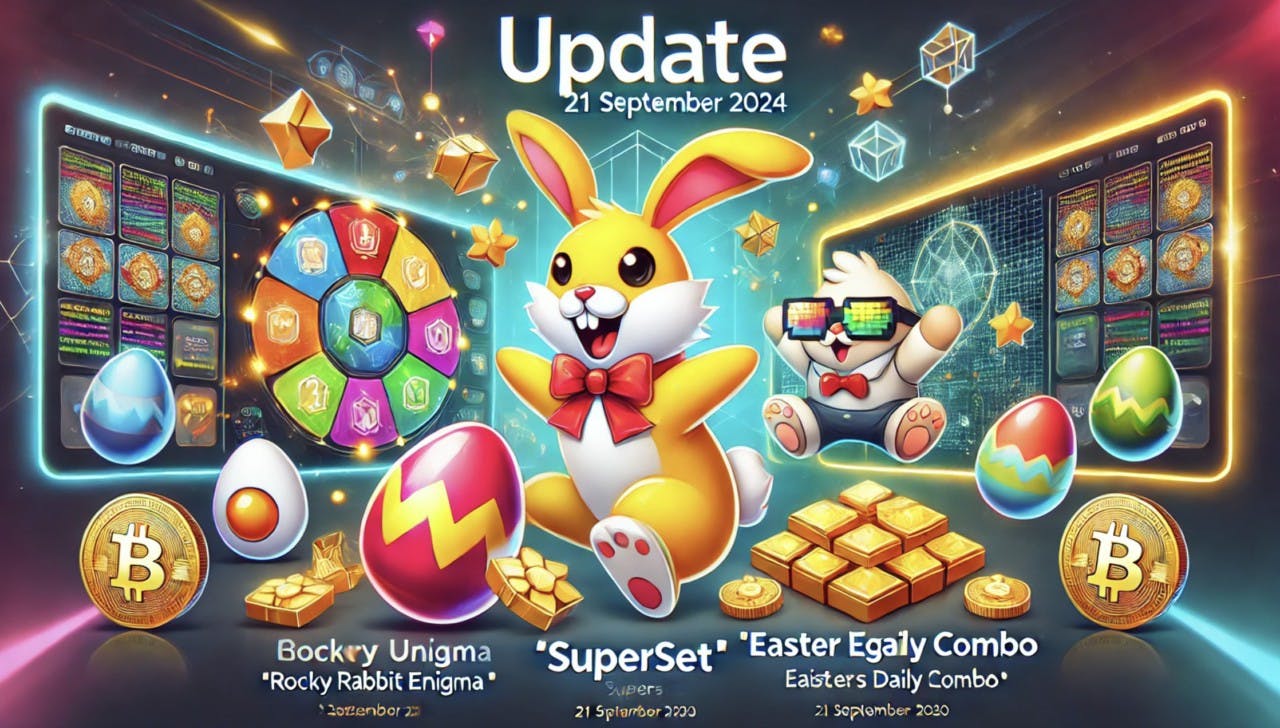 Gambar Update Rocky Rabbit Enigma, SuperSet, Easter Eggs Daily Combo 21 September 2024