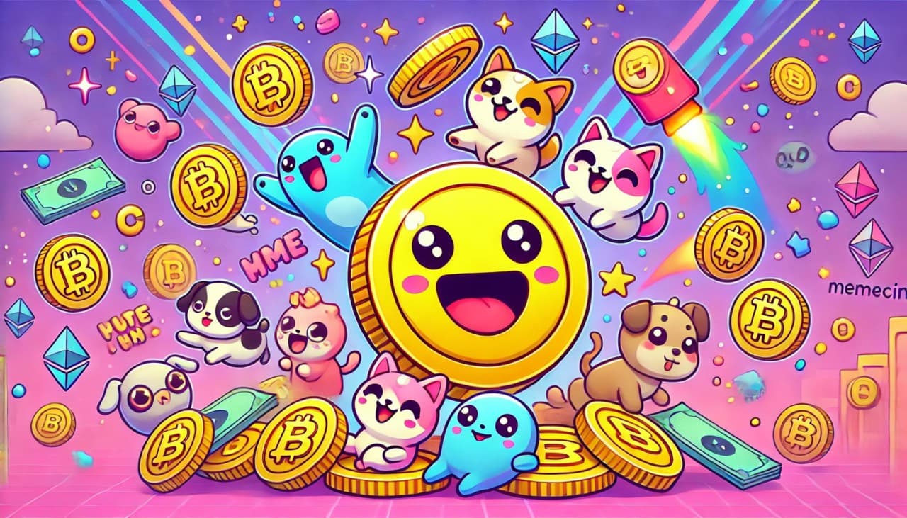 Gambar Meme Coin Season Kembali: POPCAT, MOG, dan NEIRO Pimpin Kenaikan Harga!