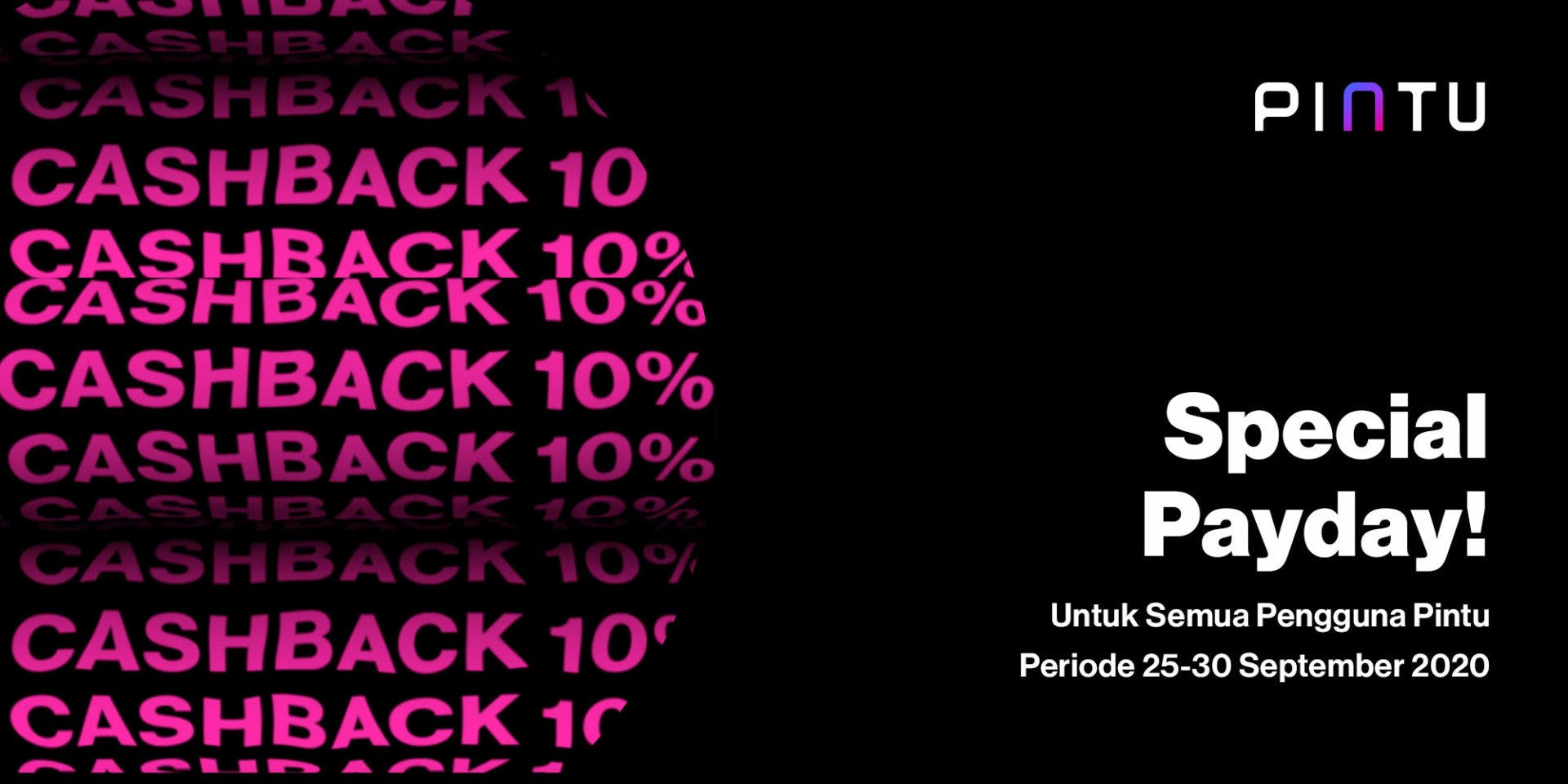 Gambar Pengumuman Pemenang Payday Cashback by Pintu (25-30 Oktober 2020)