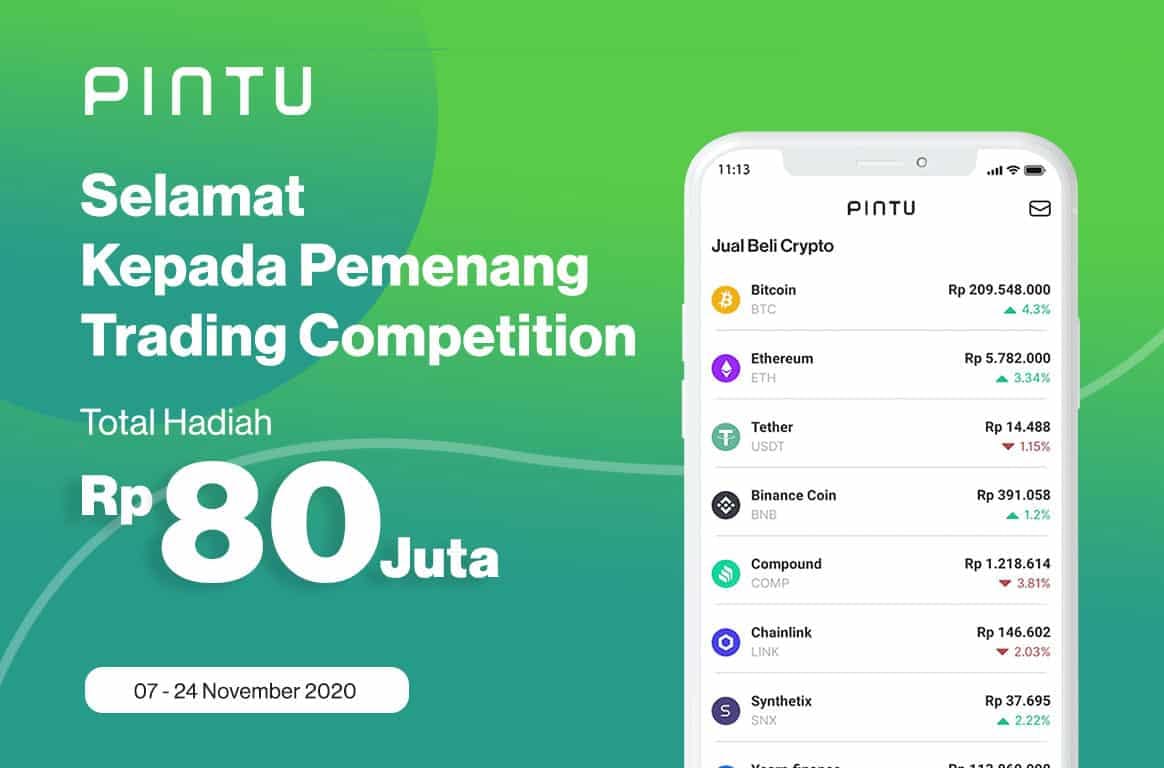 Pengumuman Trading Competition Periode 7-24 November 2020!