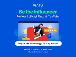 Be the Influencer : Review Aplikasi Pintu di Youtube dapatkan Rp100Juta (Campaign Telah Berakhir)