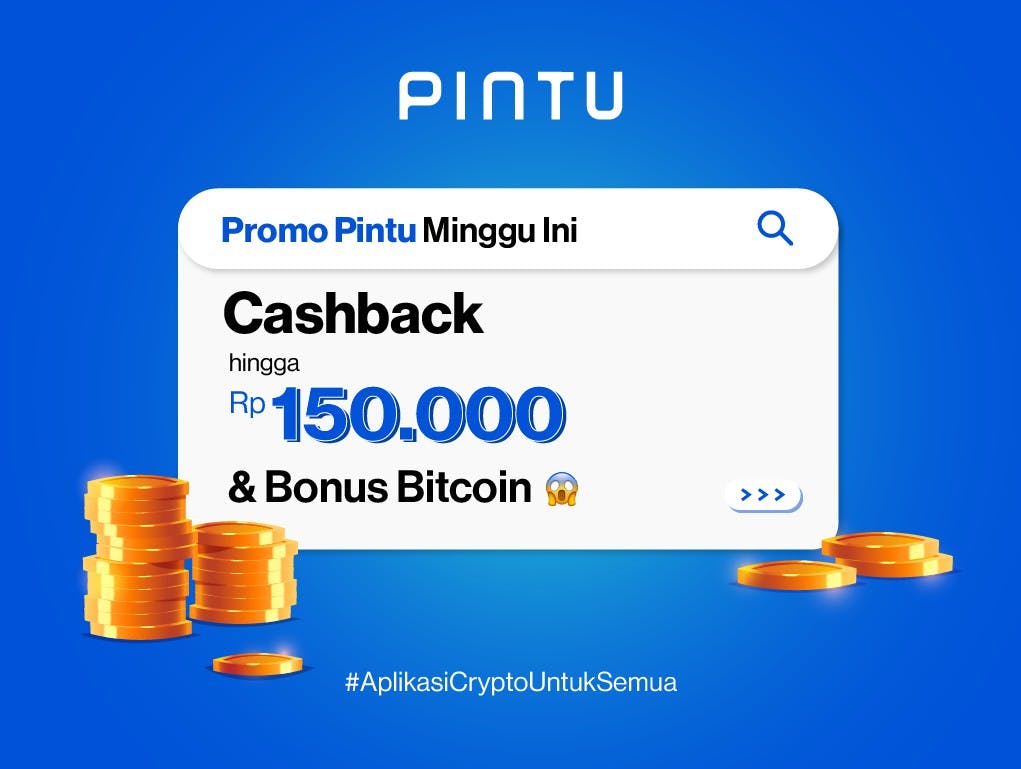 Gambar Promo Pintu Maret: Cashback GoPay, IDRT & Gratis Bitcoin Hingga Ratusan Ribu Rupiah