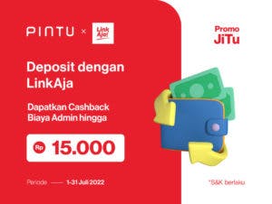 Promo Pintu x LinkAja Juli 2022: Cashback Biaya Admin Hingga Rp15.000