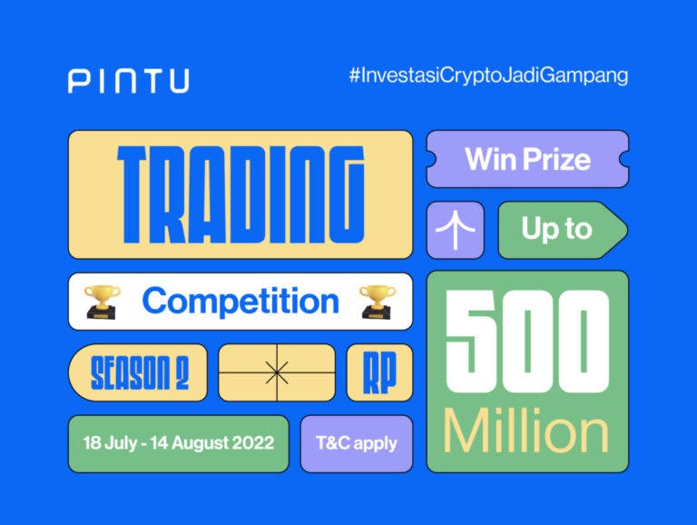 Pintu Trading Competition Crypto 2022: Menangkan Total Hadiah Rp500 Juta!