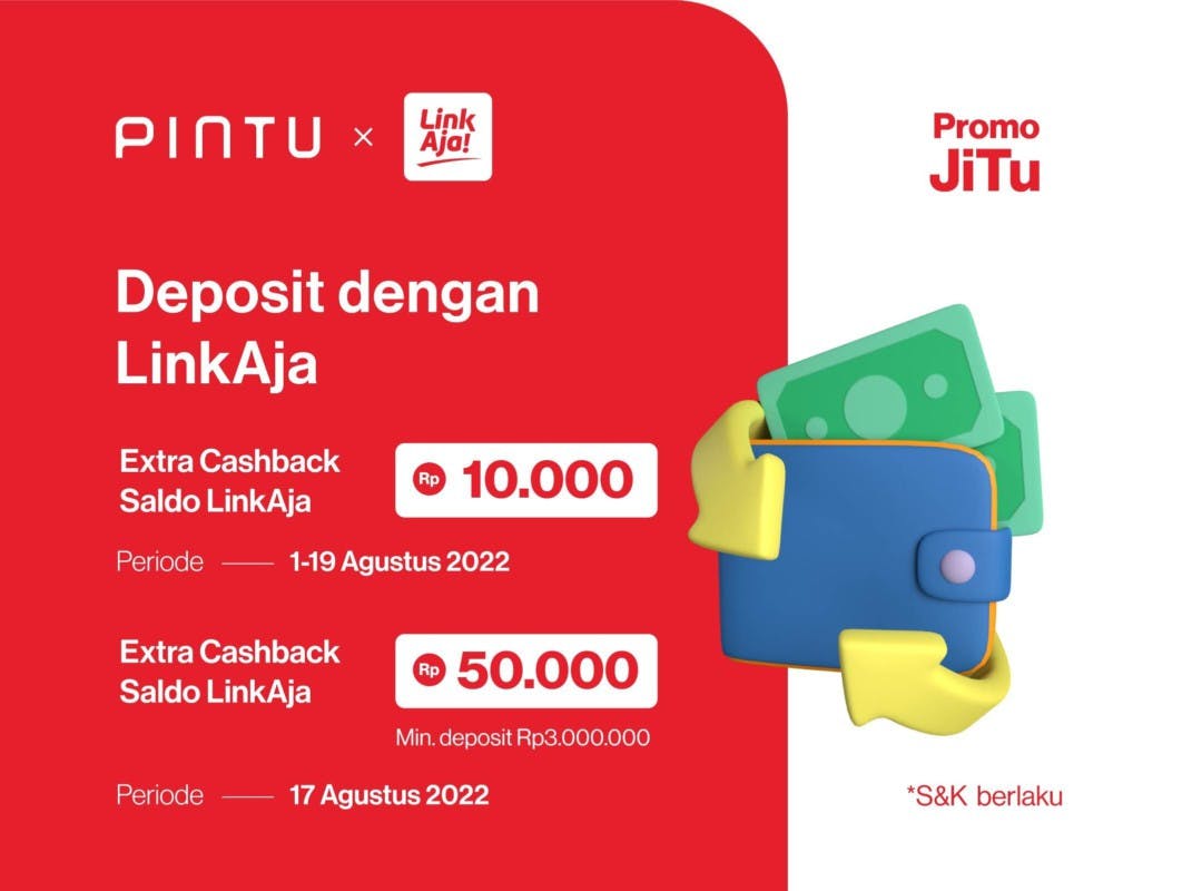 Gambar Promo Pintu x LinkAja Agustus 2022: Cashback Hingga Rp50.000