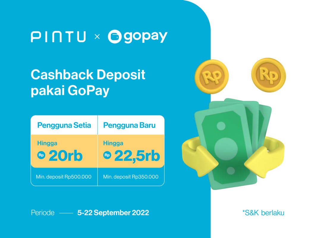 Gambar Promo Pintu x GoPay September 2022: Cashback GoPay hingga Rp25.000