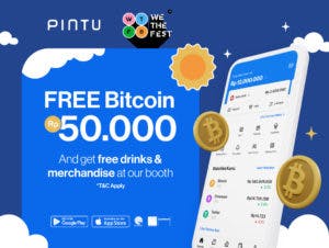 Pintu x We The Fest: Dapatkan Gratis Bitcoin Rp50.000