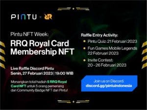 PINTU NFT WEEK: RRQ Royal Card Membership NFT