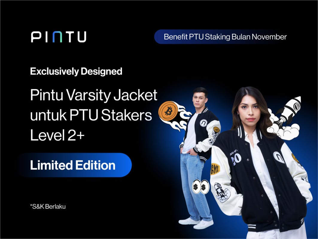 Gambar PTU Staking Benefit: Dapatkan Varsity Jacket Limited Edition Gratis dari Pintu!