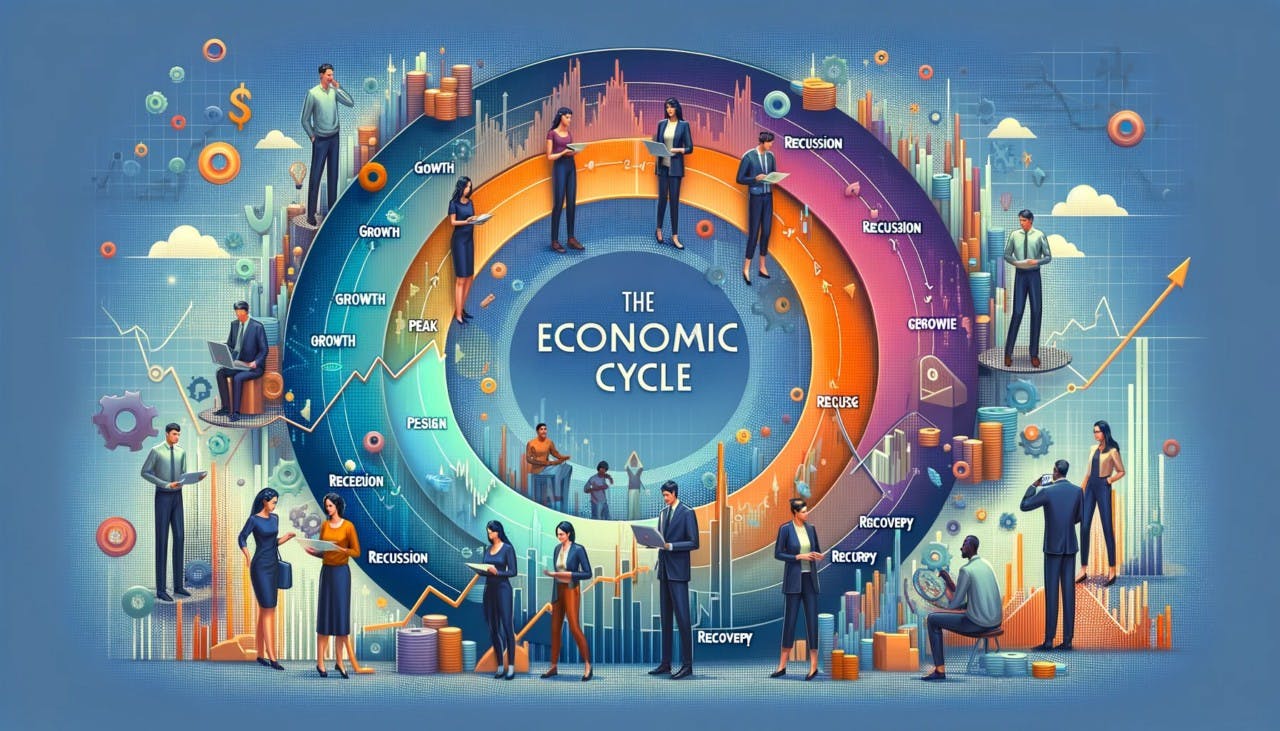 Gambar Siklus Ekonomi: Tahapan, Pengukuran, dan Cara Mengelolanya