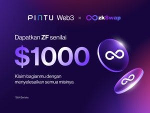 Pintu Web3 x zkSwap Finance: Selesaikan Semua Quest-nya & Raih Total Hadiah 1000 USD!