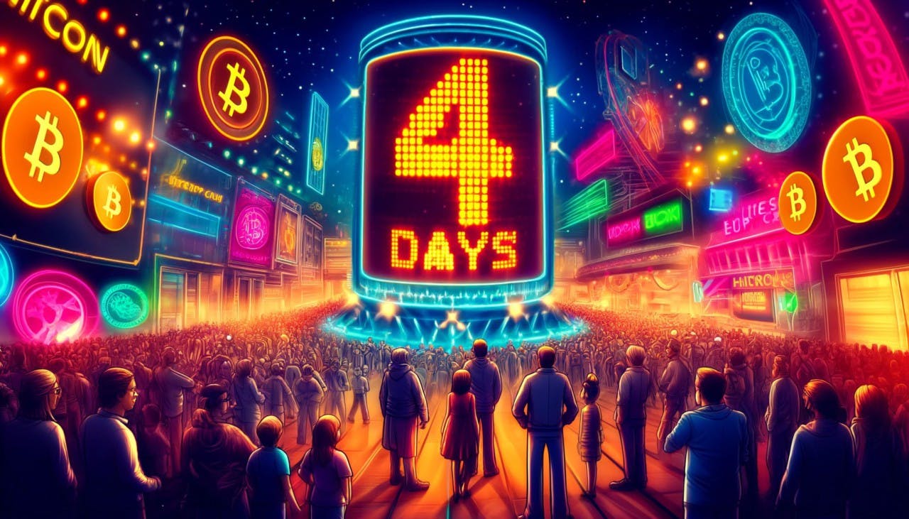 Gambar Bitcoin Halving Countdown: 4 Hari Lagi, Gimana Pergerakan Harganya?