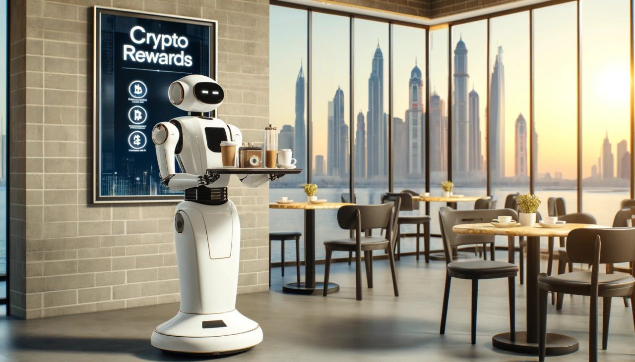 Gambar Robot Canggih Berbasis Blockchain Hadir di Dubai, Sajikan Kopi dan Beri Hadiah Kripto!